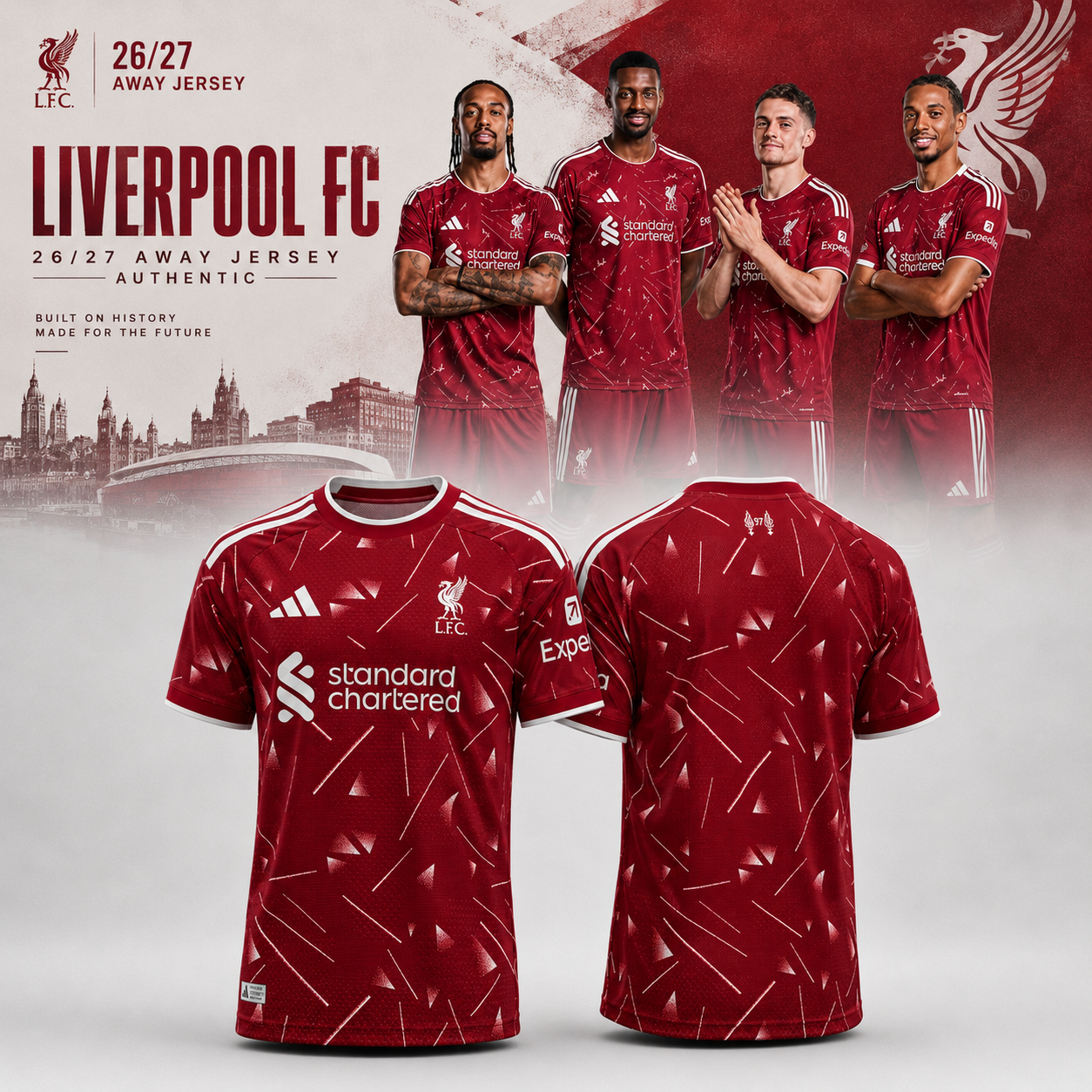Liverpool FC 2026 2027 Third Authentic Football Jersey Anfield Match Day Soccer Fan Shirt 1 - Unicasport Liverpool FC 2026 2027 Third Authentic Football Jersey Anfield Match Day Soccer Fan Shirt