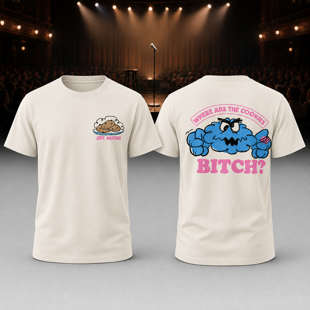 Jeff Arcuri Tour 2026 Where Are The Cookies Tee