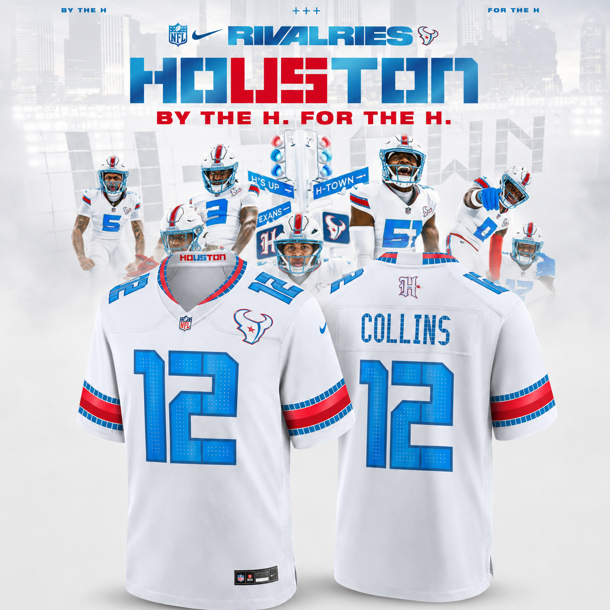 Nico Collins Houston Texans Rivalries Collection Men’s Football Game Jersey Custom Fan Apparel Game Day Gift for Men and Women 1 - Unicasport Nico Collins Houston Texans Rivalries Collection Men’s Football Game Jersey Custom Fan Apparel Game Day Gift for Men and Women