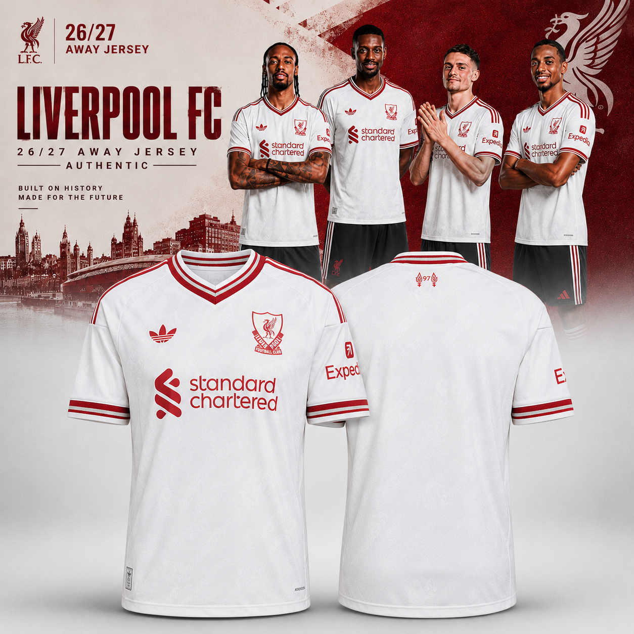 Liverpool FC 202627 Away Authentic Football Jersey Special Edition Fan Shirt 2 - Unicasport Liverpool FC 202627 Away Authentic Football Jersey Special Edition Fan Shirt