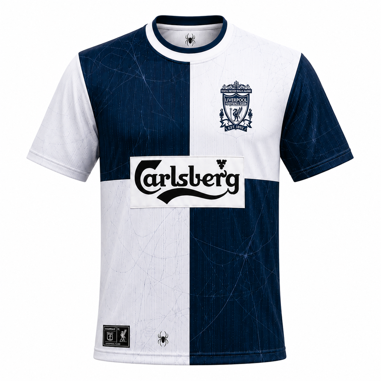 Liverpool Football Club Personalized Soccer Jersey Custom Name Number 10 Navy White POD Shirt 1 - Unicasport Liverpool Football Club Personalized Soccer Jersey Custom Name Number 10 Navy White POD Shirt