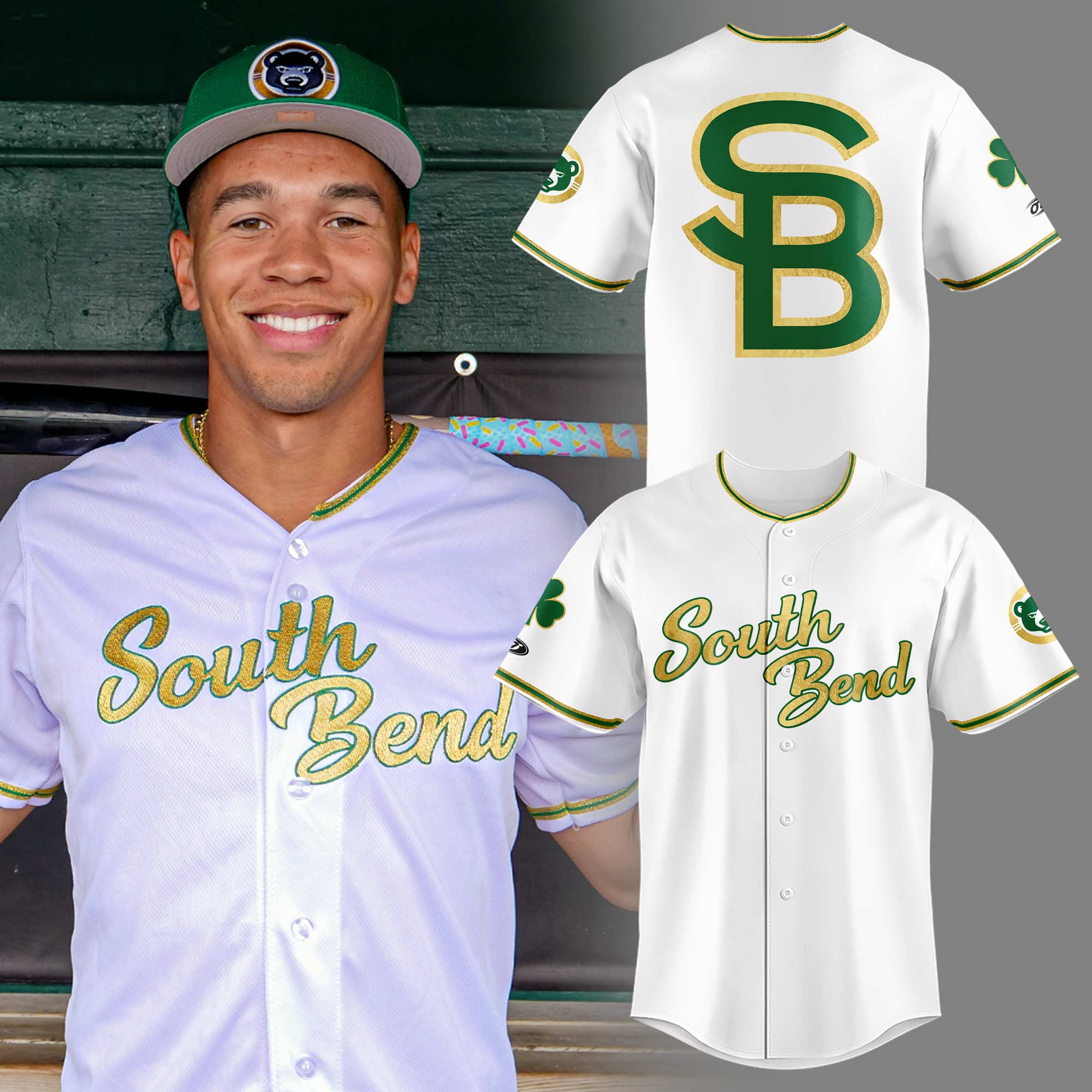 South Bend Cubs x Notre Dame Baseball Jersey SB Cubs Merch Best Gifts For Baseball Lovers 1 - Unicasport South Bend Cubs x Notre Dame Baseball Jersey SB Cubs Merch Best Gifts For Baseball Lovers