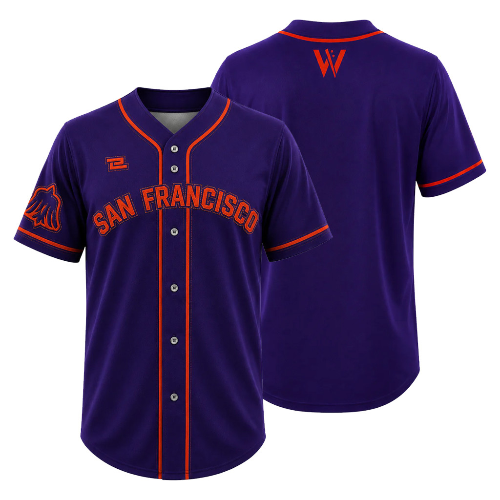 Women's Pro Baseball League Merch WPBL 2026 San Francisco Firebells Away Jersey Gift For Fans