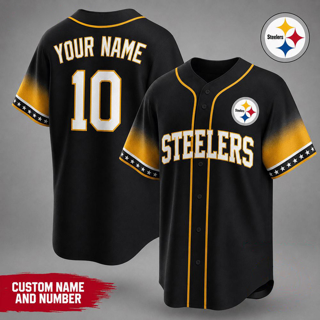 Personalized Pittsburgh Steelers Team Pride Baseball Jersey Pittsburgh Steelers Merch Present 1 - Unicasport Personalized Pittsburgh Steelers Team Pride Baseball Jersey Pittsburgh Steelers Merch Present