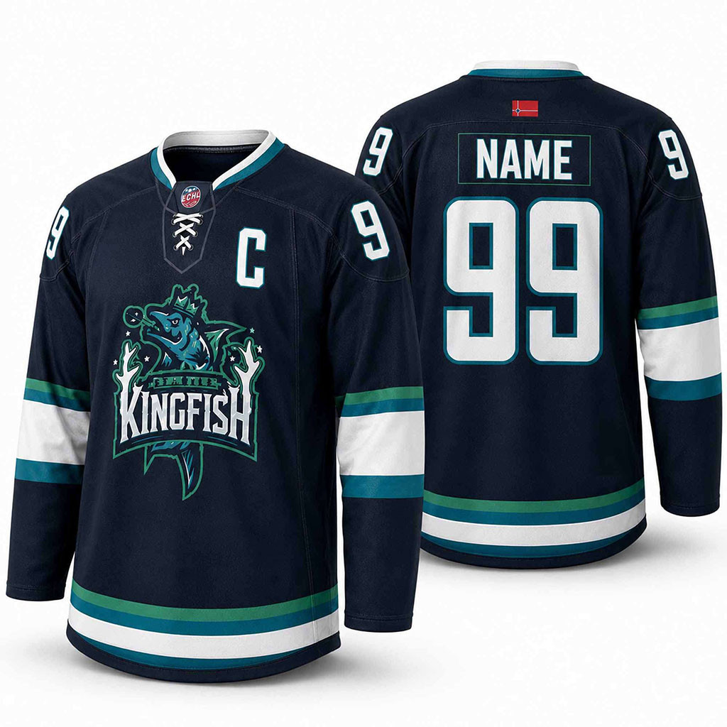 Personalized 2026 Baton Rouge Kingfish Home Hockey Jersey Kingfish Merch Hockey Lover Gifts 1 - Unicasport Personalized 2026 Baton Rouge Kingfish Home Hockey Jersey Kingfish Merch Hockey Lover Gifts