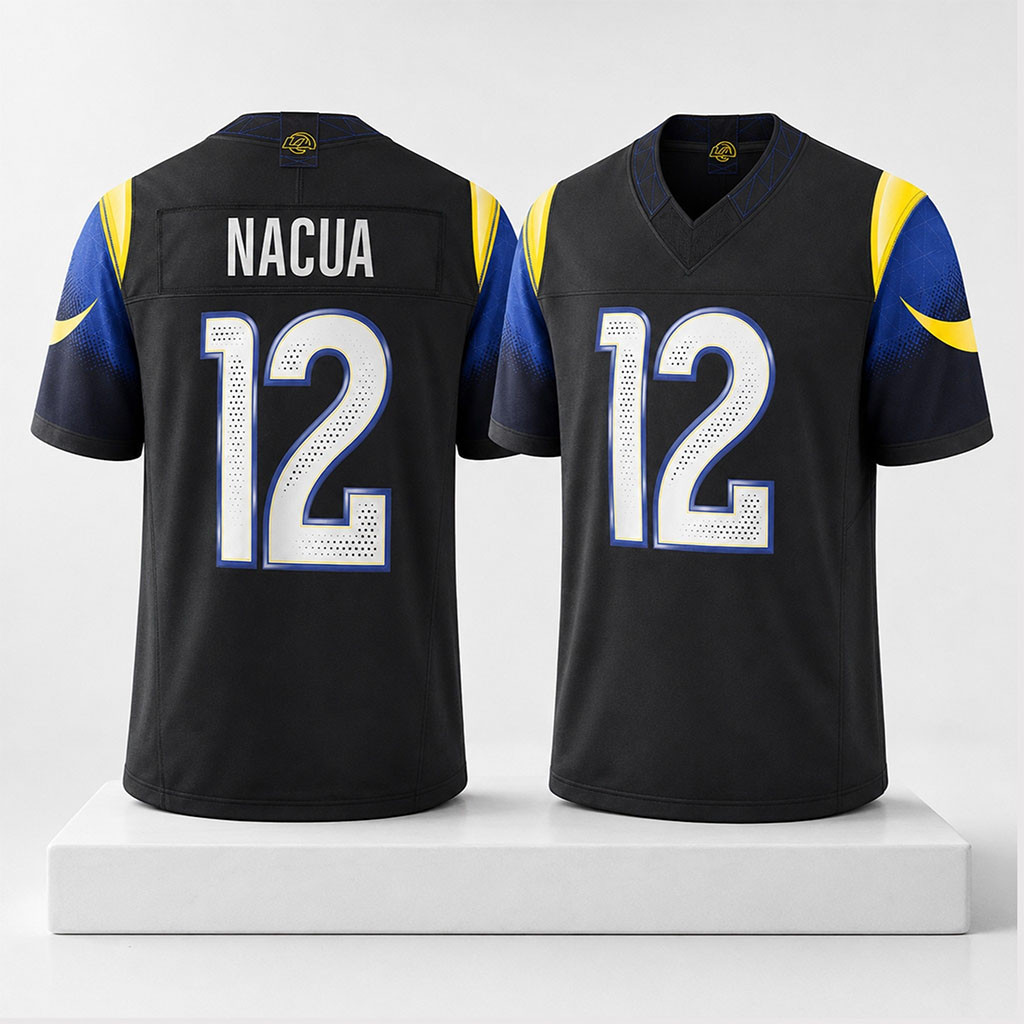 Puka Nacua Jersey Shirt Rams Rivalry Uniforms 2026 Jersey No 12 Los Angeles Rams Merch 1 - Unicasport Puka Nacua Jersey Shirt Rams Rivalry Uniforms 2026 Jersey No 12 Los Angeles Rams Merch