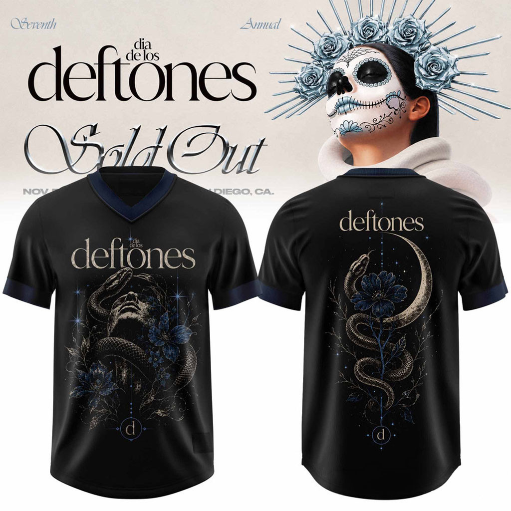 Deftones Merch 2026 Seventh Annual Dia De Los Deftones Celestial Gothic V-Neck Jersey Fan Gifts 1 - Unicasport Deftones Merch 2026 Seventh Annual Dia De Los Deftones Celestial Gothic V-Neck Jersey Fan Gifts
