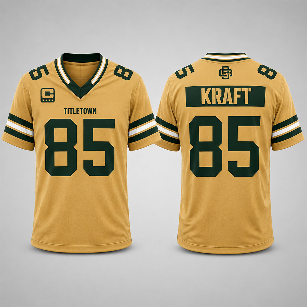 Green Bay Packers X Rivalries Uniform 2026 Jersey #85 Kraft Jersey Packers Merch Fan Gifts 1 - Unicasport Green Bay Packers X Rivalries Uniform 2026 Jersey #85 Kraft Jersey Packers Merch Fan Gifts