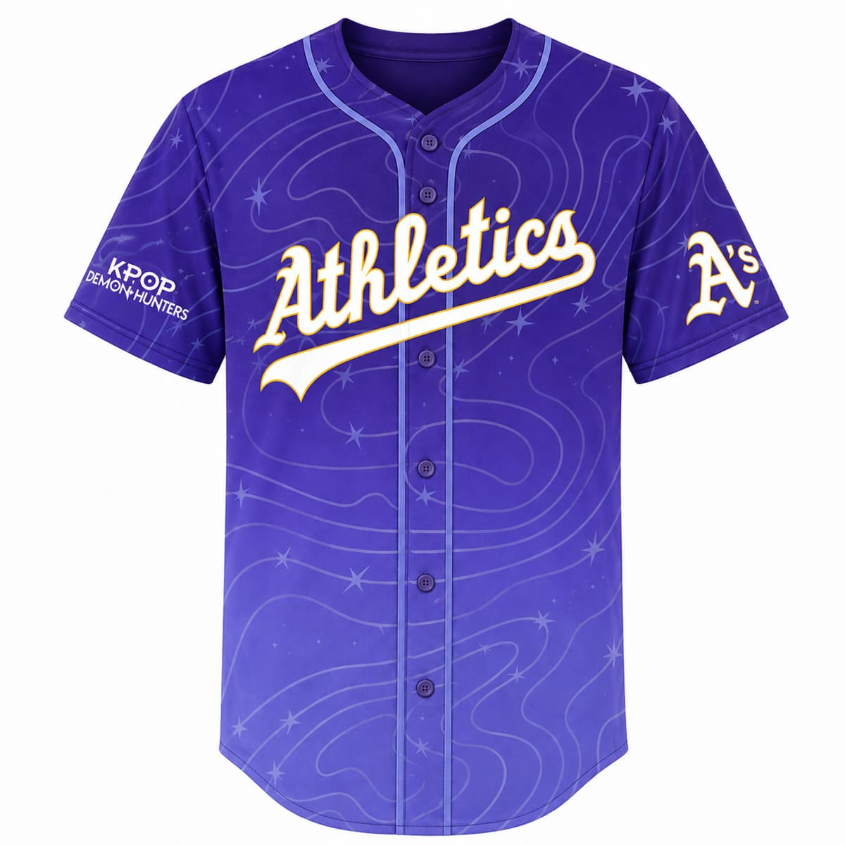 2026 Athletics KPop Demon Hunters Night Jersey Athletics Merch Gift Ideas For Sisters 1 - Unicasport 2026 Athletics KPop Demon Hunters Night Jersey Athletics Merch Gift Ideas For Sisters