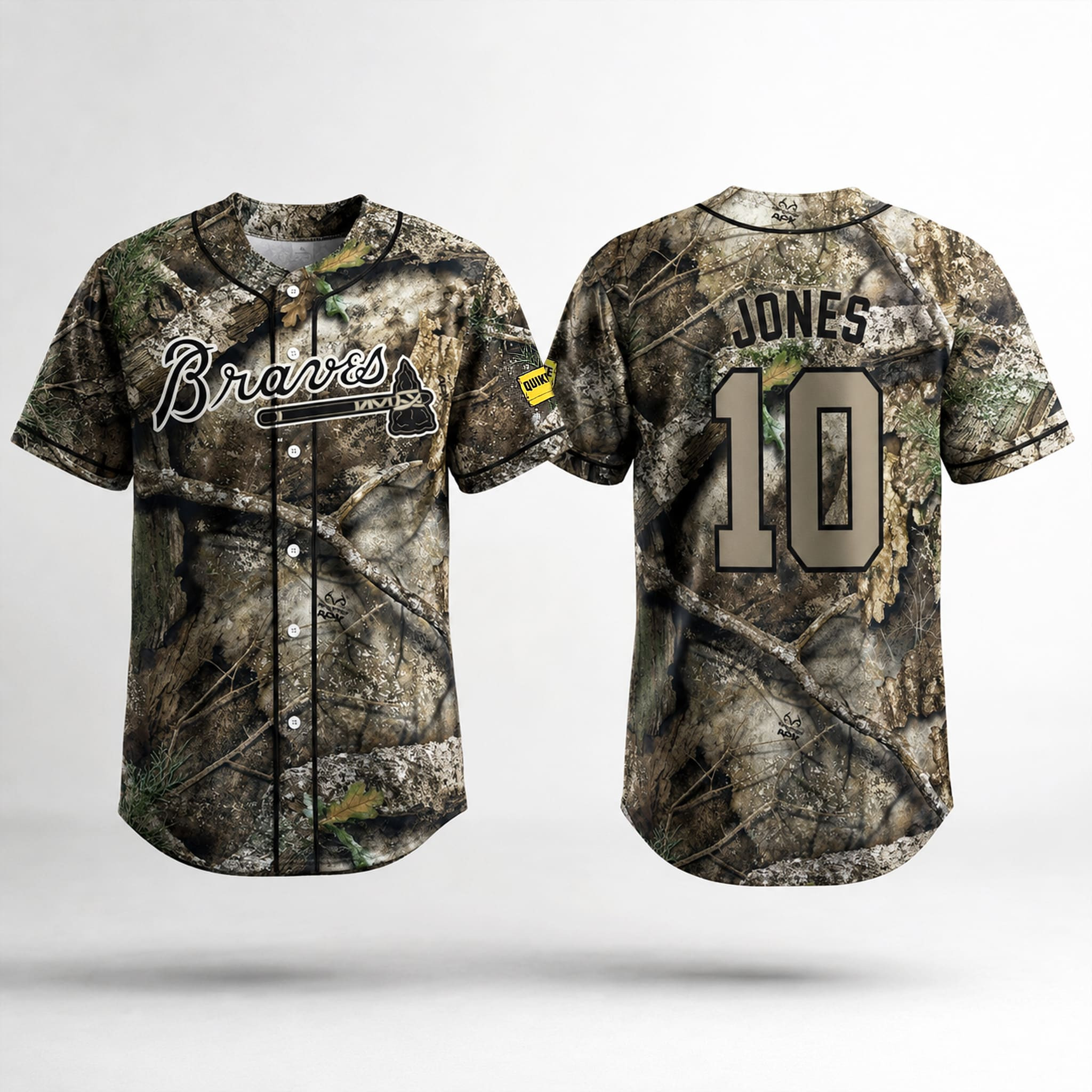 2026 Braves Hunting Camo Jersey Jones No 10 Jersey Atlanta Braves Merch Fan Gifts 1 - Unicasport 2026 Braves Hunting Camo Jersey Jones No 10 Jersey Atlanta Braves Merch Fan Gifts