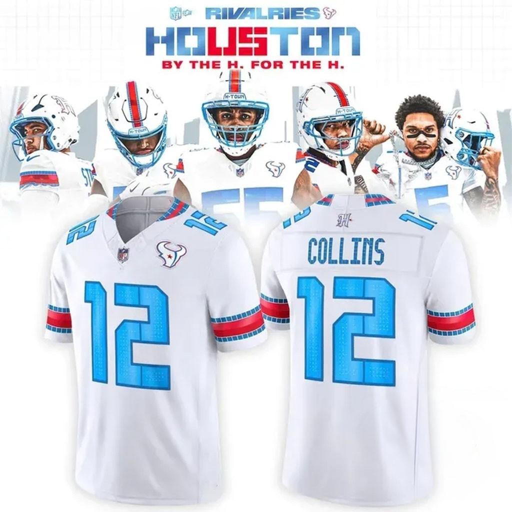 Houston Texans Merch 2026 Texans Rivalries Football Jersey #12 Collins Jersey Football Fan Gift 1 - Unicasport Houston Texans Merch 2026 Texans Rivalries Football Jersey #12 Collins Jersey Football Fan Gift