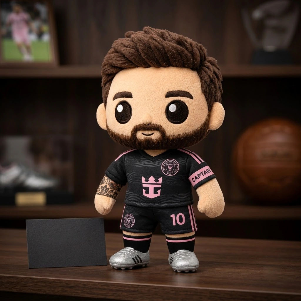 Lionel Messi Inter Miami Black Away Jersey Chibi Plush Pillow Lionel Messi Merch Fan Gifts 1 - Unicasport Lionel Messi Inter Miami Black Away Jersey Chibi Plush Pillow Lionel Messi Merch Fan Gifts
