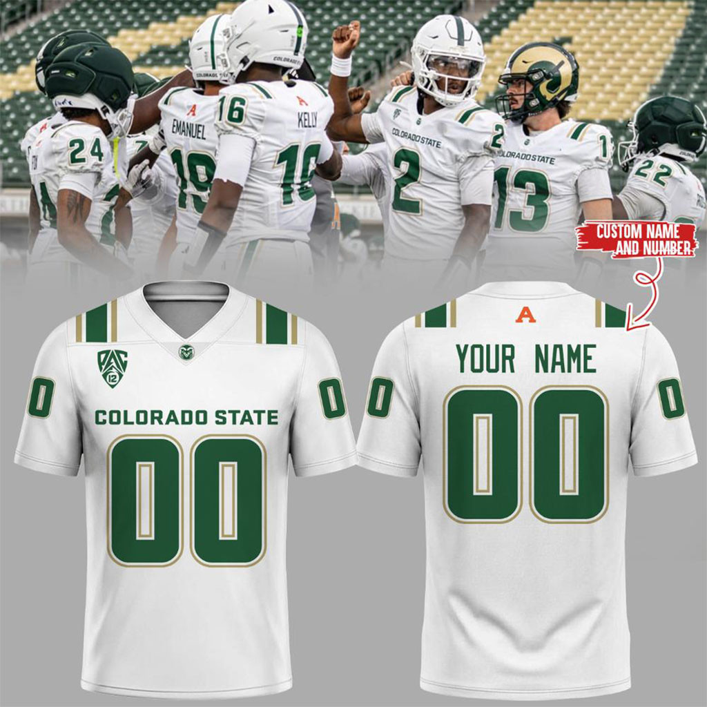 Custom Colorado State Rams New Threads Football Jersey Rams Merch Gifts For Football Fan 1 - Unicasport Custom Colorado State Rams New Threads Football Jersey Rams Merch Gifts For Football Fan