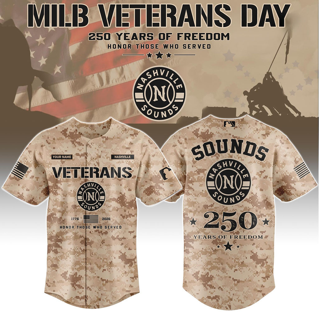 Personalized Nashville Sounds Merch Veterans Day 2026 Baseball Jersey Unique Patriotic Gifts 1 - Unicasport Personalized Nashville Sounds Merch Veterans Day 2026 Baseball Jersey Unique Patriotic Gifts