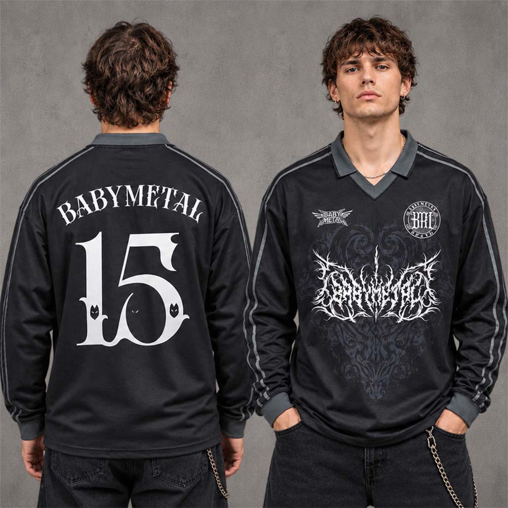 Babymetal World Tour 2026 North America Long Sleeve Jersey Babymetal Merch Brother Gifts 1 - Unicasport Babymetal World Tour 2026 North America Long Sleeve Jersey Babymetal Merch Brother Gifts