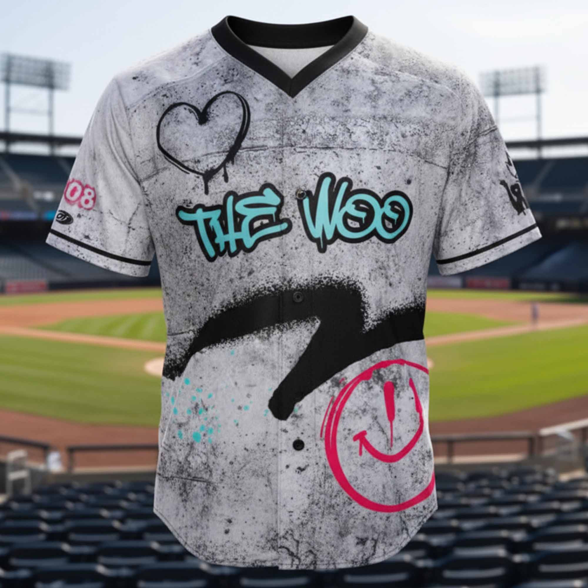 2026 Worcester Red Sox The Art Of The Woo Baseball Jersey 1 - Unicasport 2026 Worcester Red Sox The Art Of The Woo Baseball Jersey