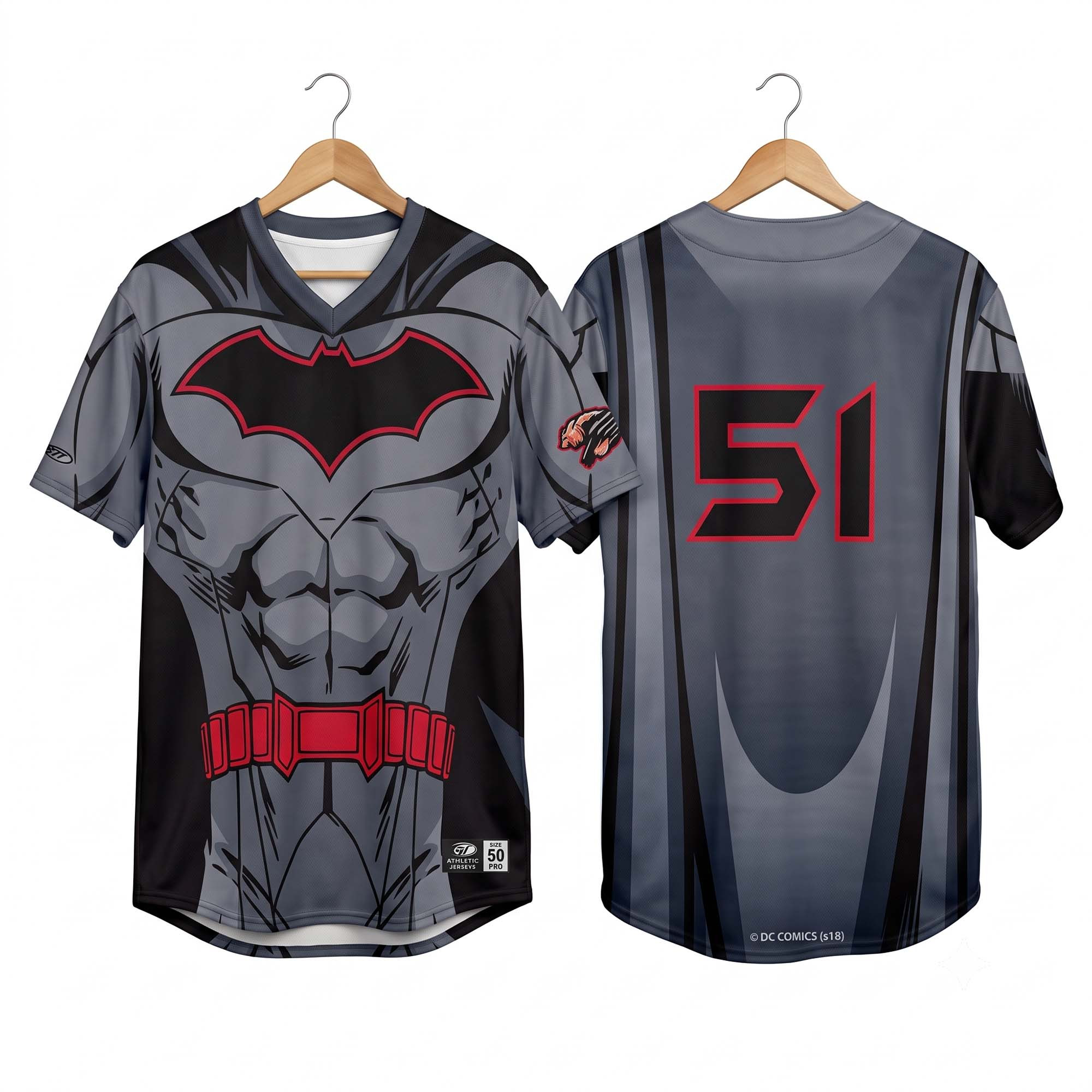 Fresno Grizzlies DC Night Batman Jersey 1 - Unicasport Fresno Grizzlies DC Night Batman Jersey