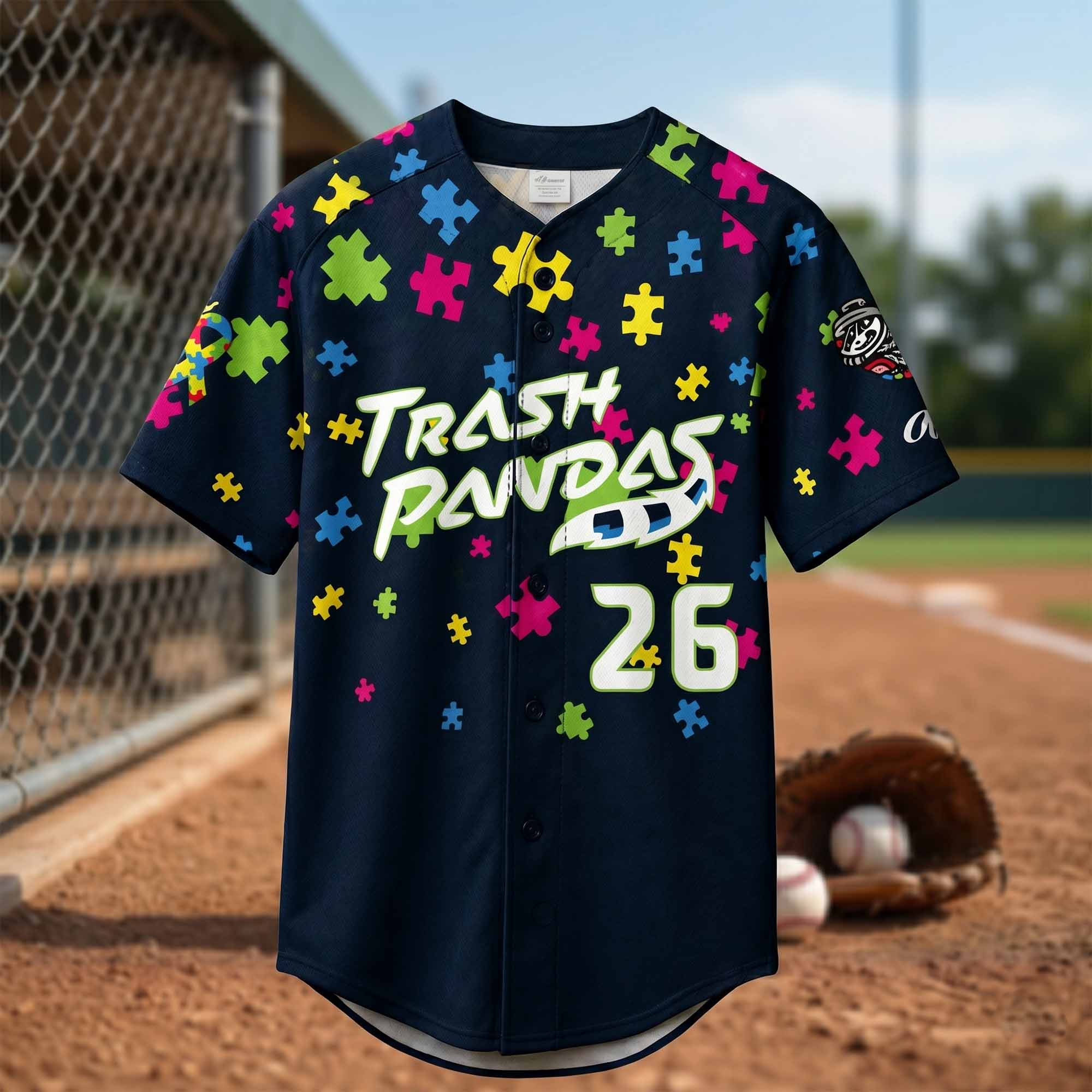 Trash Pandas Autism Awareness Day 2026 Jersey 1 - Unicasport Trash Pandas Autism Awareness Day 2026 Jersey