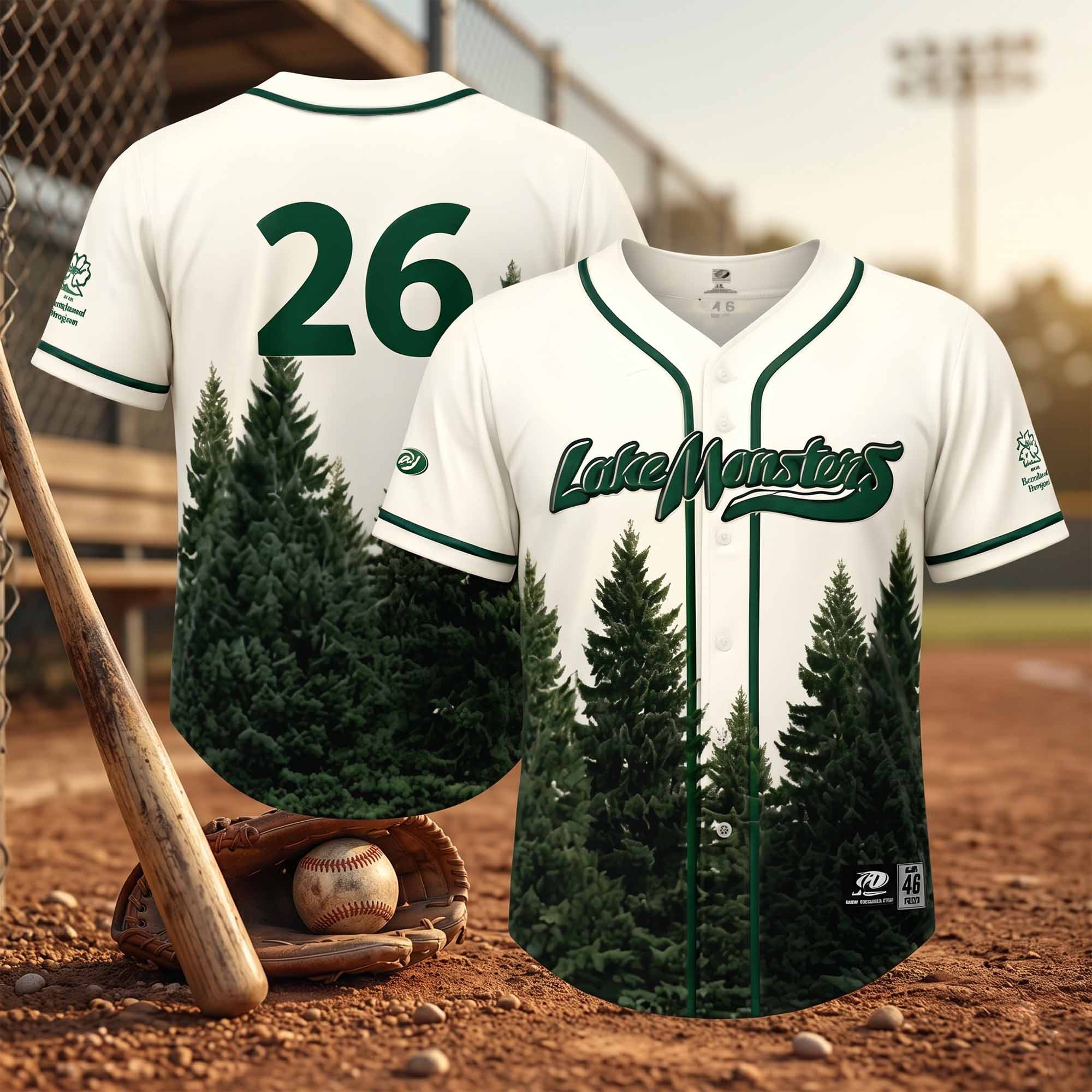 Vermont Lake Monsters The Busyhead Project Night Jersey 1 - Unicasport Vermont Lake Monsters The Busyhead Project Night Jersey