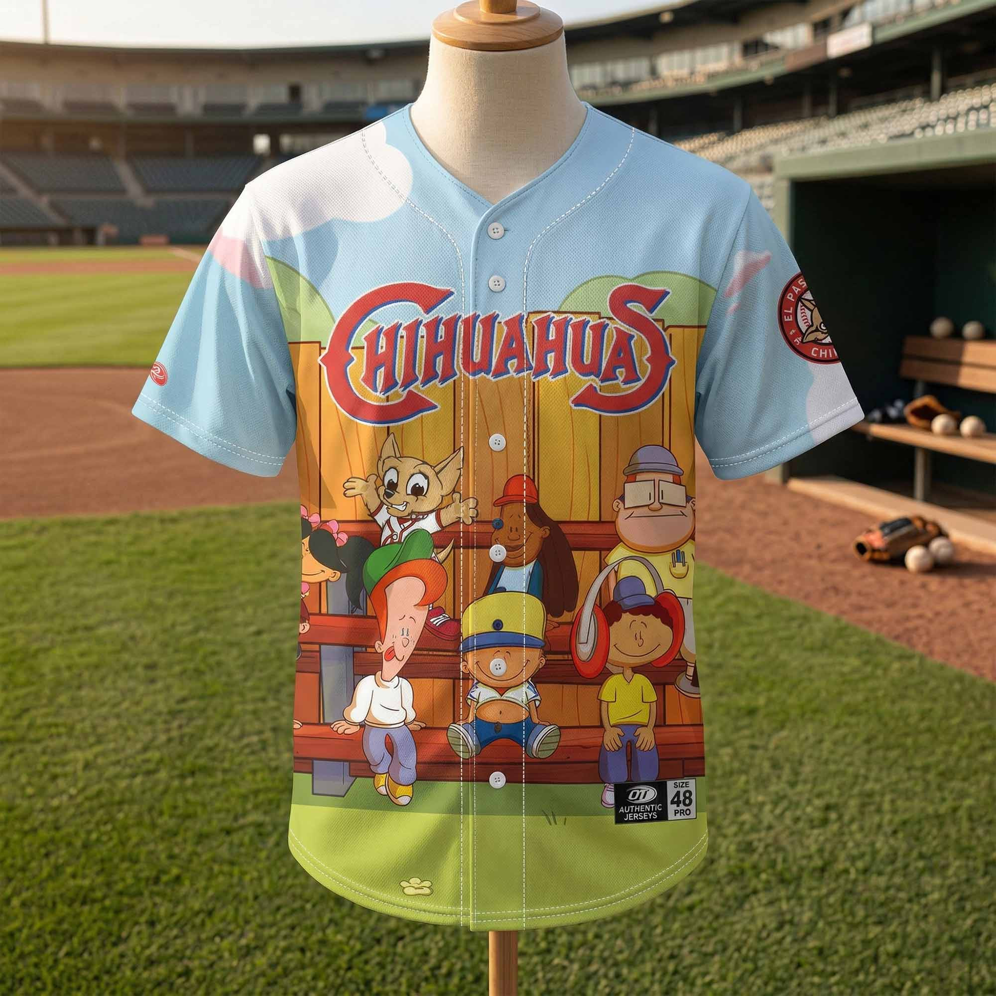 2026 El Paso Chihuahuas Backyard Baseball Night Jersey 1 - Unicasport 2026 El Paso Chihuahuas Backyard Baseball Night Jersey