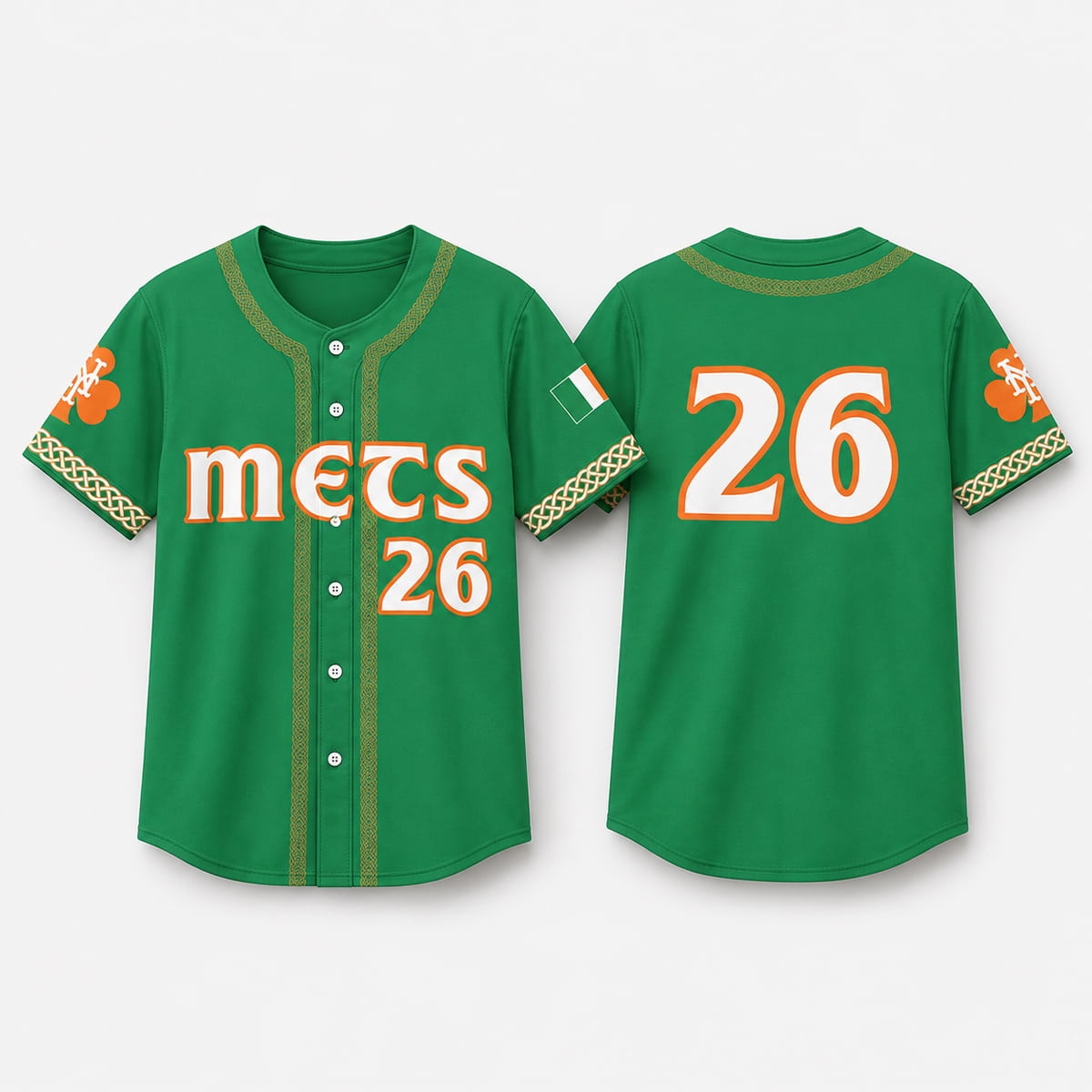 2026 Mets Irish Heritage Night Jersey Giveaway 1 - Unicasport 2026 Mets Irish Heritage Night Jersey Giveaway
