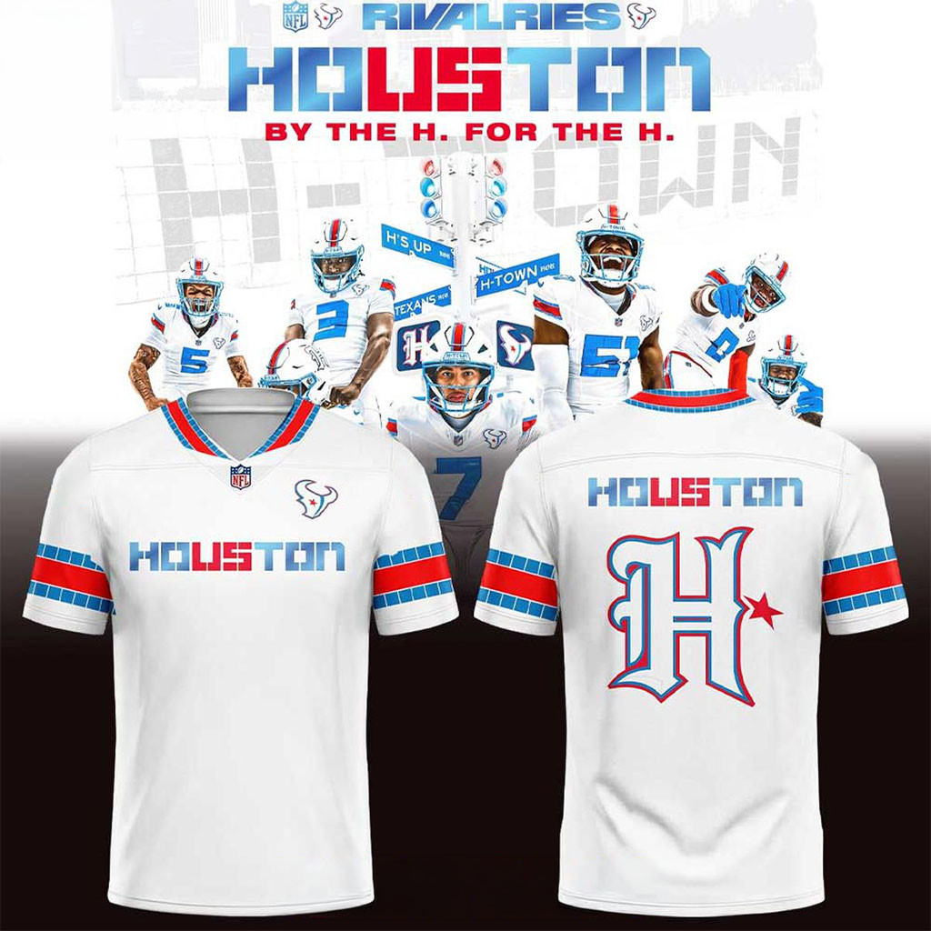 Houston Texans X Rivalries NFL 2026 By For The H Football Jersey Houston Texans Merch Gifts 1 - Unicasport Houston Texans X Rivalries NFL 2026 By For The H Football Jersey Houston Texans Merch Gifts