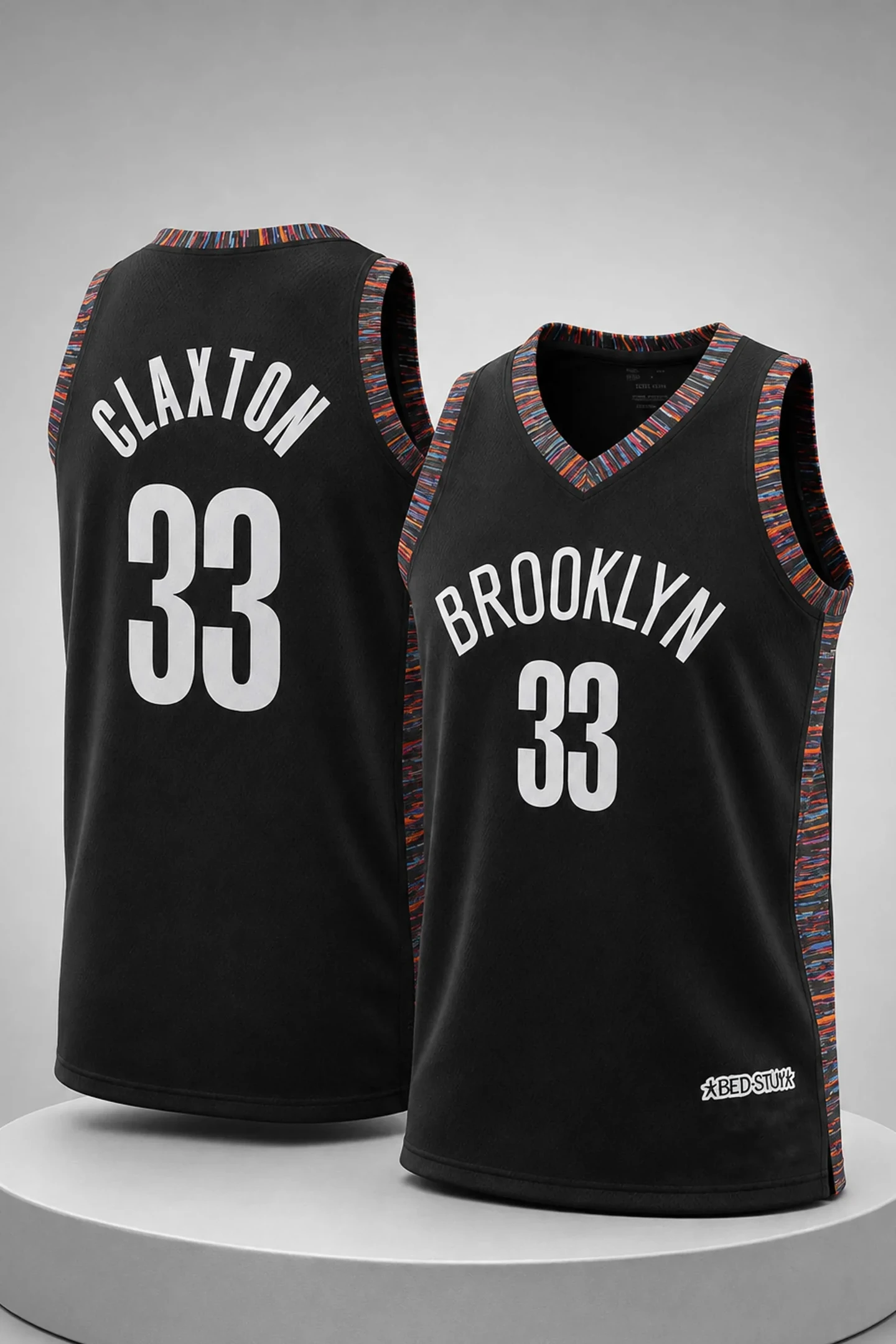 Brooklyn Nets 2018-19 City Edition Basketball Jersey 1 - Unicasport Brooklyn Nets 2018-19 City Edition Basketball Jersey