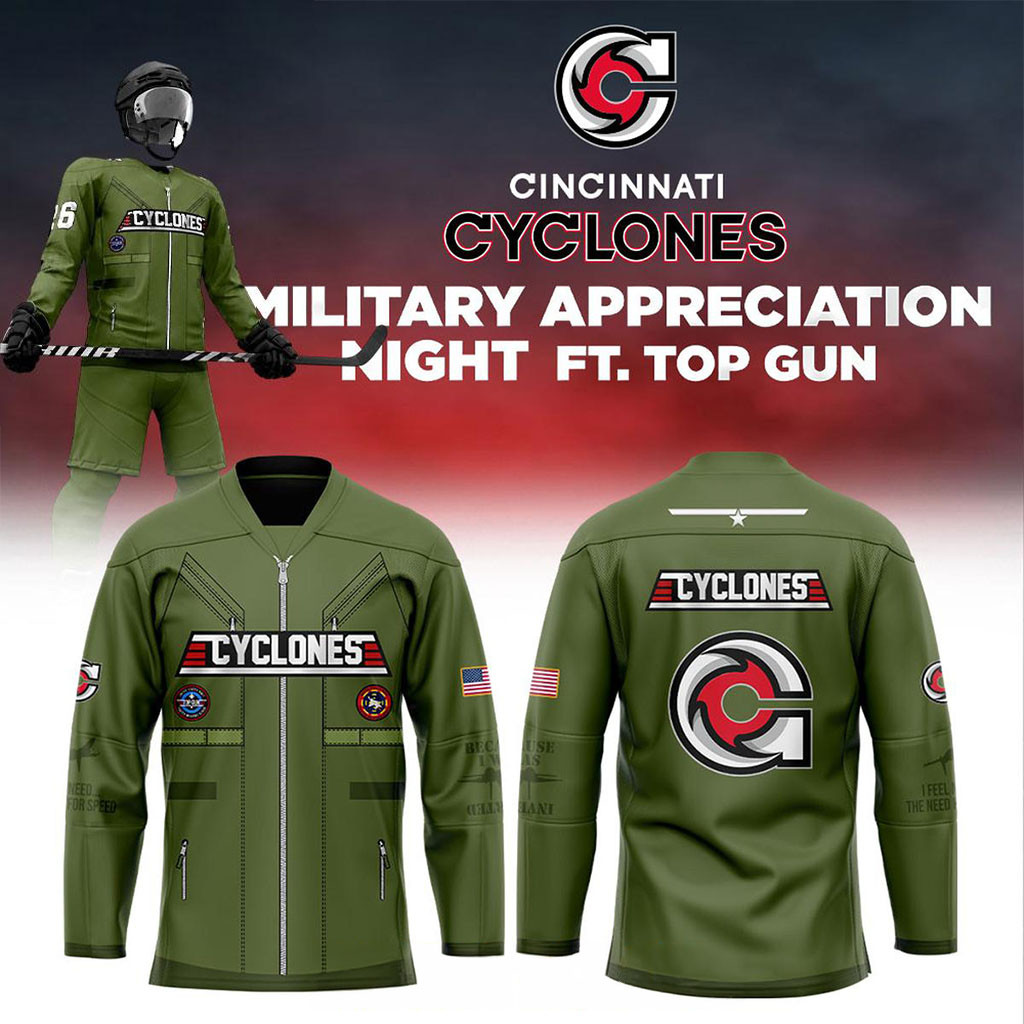 Cincinnati Cyclones Merch 2026 Top Gun Night Military Hockey Jersey Present For Hockey Fans 1 - Unicasport Cincinnati Cyclones Merch 2026 Top Gun Night Military Hockey Jersey Present For Hockey Fans