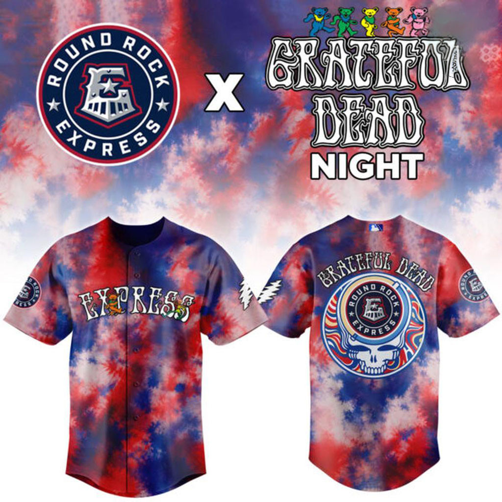 Round Rock Express X Grateful Dead Night Baseball Jersey Round Rock Express Merch Fan Gifts 1 - Unicasport Round Rock Express X Grateful Dead Night Baseball Jersey Round Rock Express Merch Fan Gifts