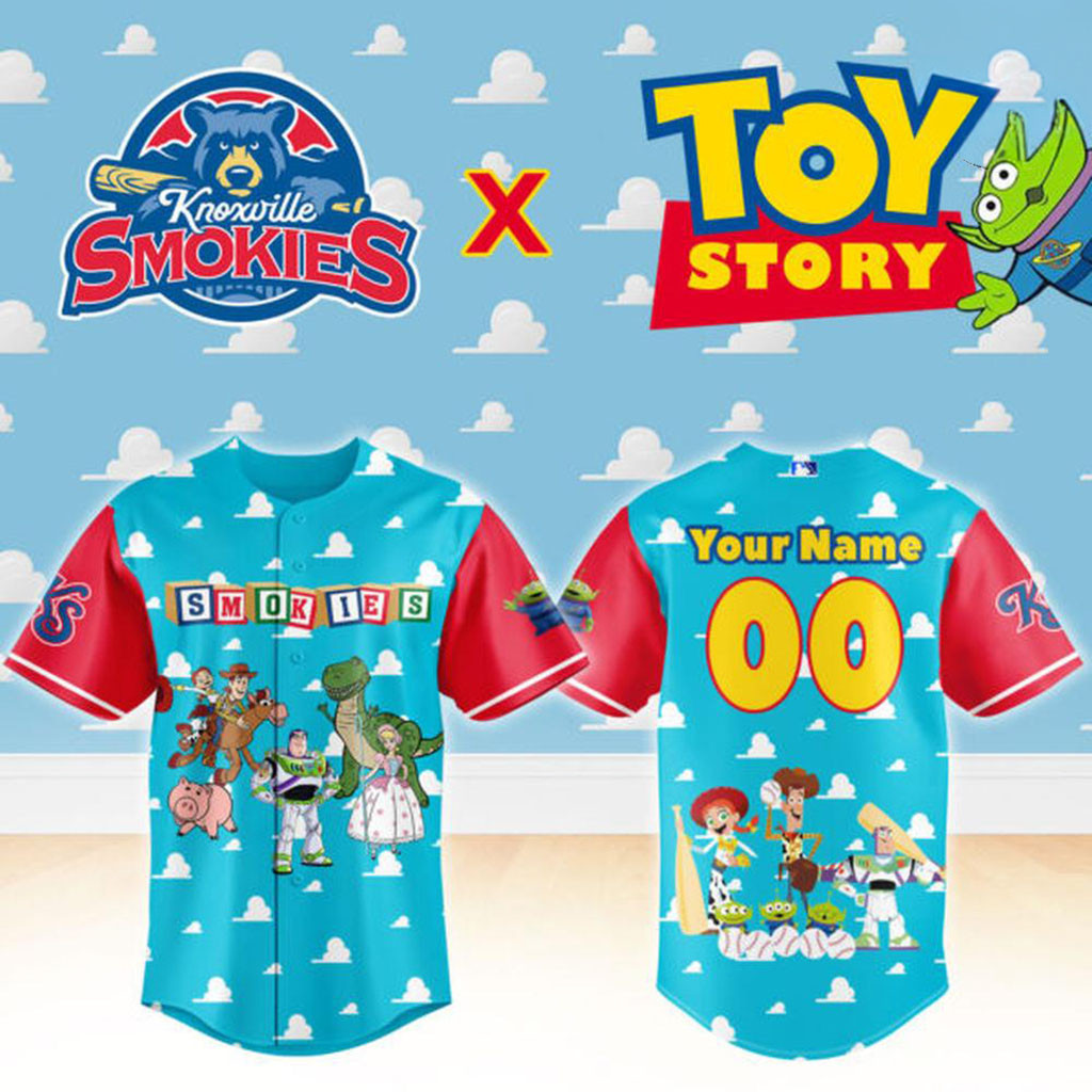 Personalized Knoxville Smokies X Toy Story Night Baseball Jersey Knoxville Smokies Merch Gifts 1 - Unicasport Personalized Knoxville Smokies X Toy Story Night Baseball Jersey Knoxville Smokies Merch Gifts