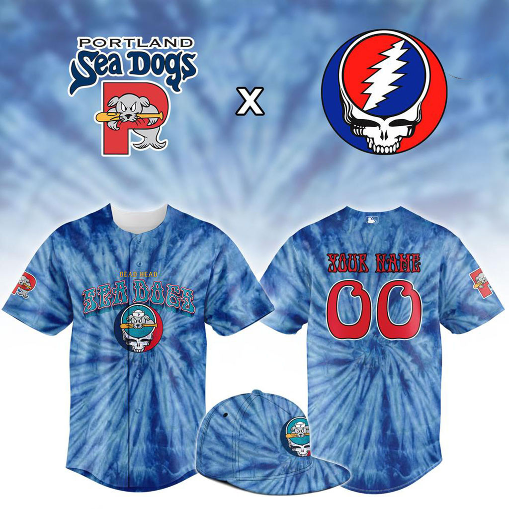 Personalized Portland Sea Dogs X Grateful Dead Night 2026 Baseball Jersey Sea Dogs Merch Gifts 1 - Unicasport Personalized Portland Sea Dogs X Grateful Dead Night 2026 Baseball Jersey Sea Dogs Merch Gifts