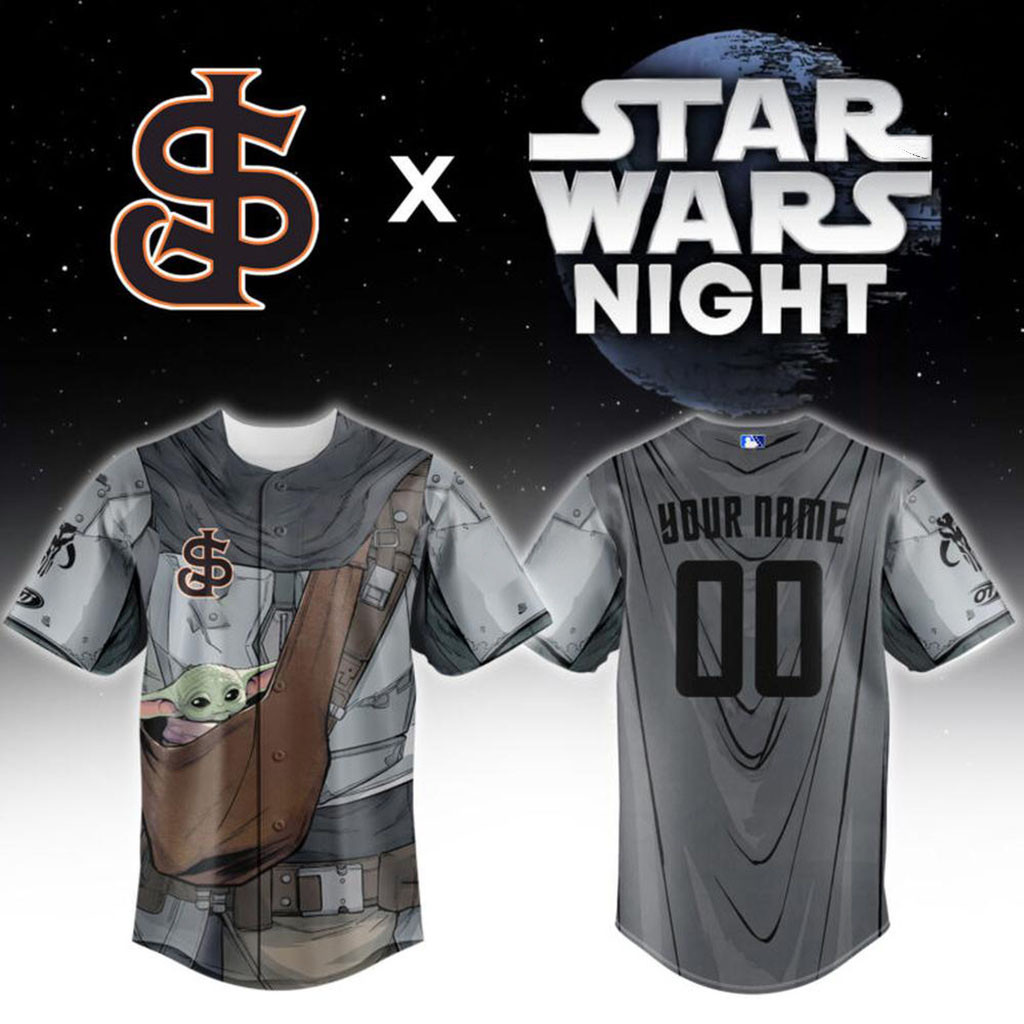 Personalized San Jose Giants Star Wars Night Baseball Jersey SJ Giants Merch Gift For Fans 1 - Unicasport Personalized San Jose Giants Star Wars Night Baseball Jersey SJ Giants Merch Gift For Fans
