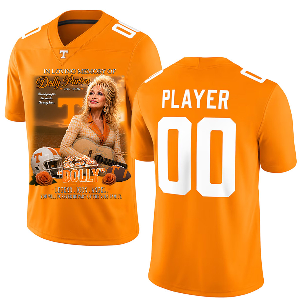 Custom Dolly Parton Merch 2026 In Loving Memory Of Dolly Parton x Tennessee Volunteers Jersey 1 - Unicasport Custom Dolly Parton Merch 2026 In Loving Memory Of Dolly Parton x Tennessee Volunteers Jersey