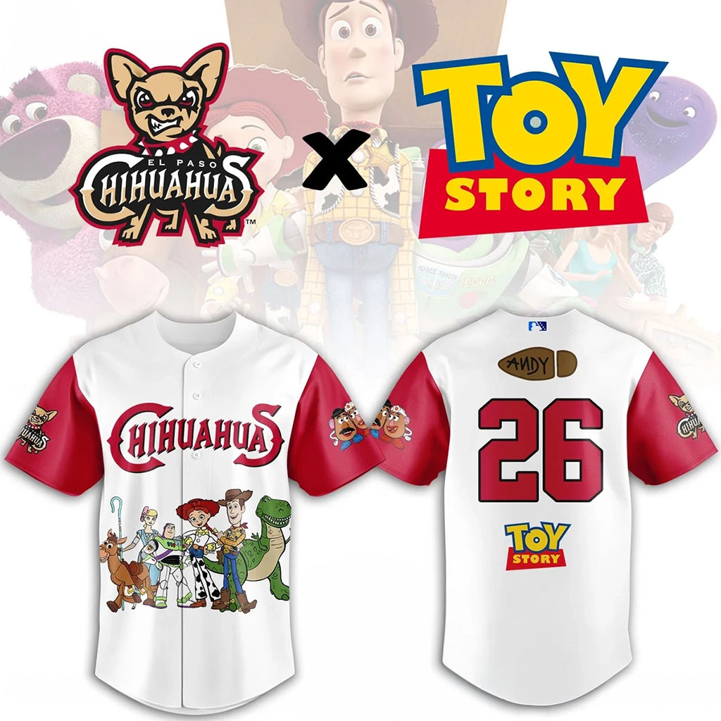 El Paso Chihuahuas Toy Story Baseball Jersey Chihuahuas Merch Gifts For Baseball Lovers 1 - Unicasport El Paso Chihuahuas Toy Story Baseball Jersey Chihuahuas Merch Gifts For Baseball Lovers