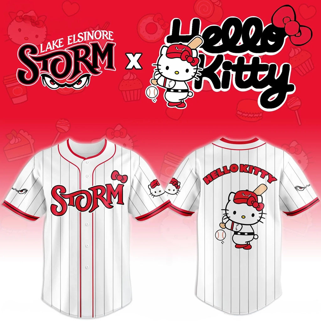 Lake Elsinore Storm x Hello Kitty Baseball Jersey Elsinore Storm Merch Gifts For Baseball Fans 1 - Unicasport Lake Elsinore Storm x Hello Kitty Baseball Jersey Elsinore Storm Merch Gifts For Baseball Fans