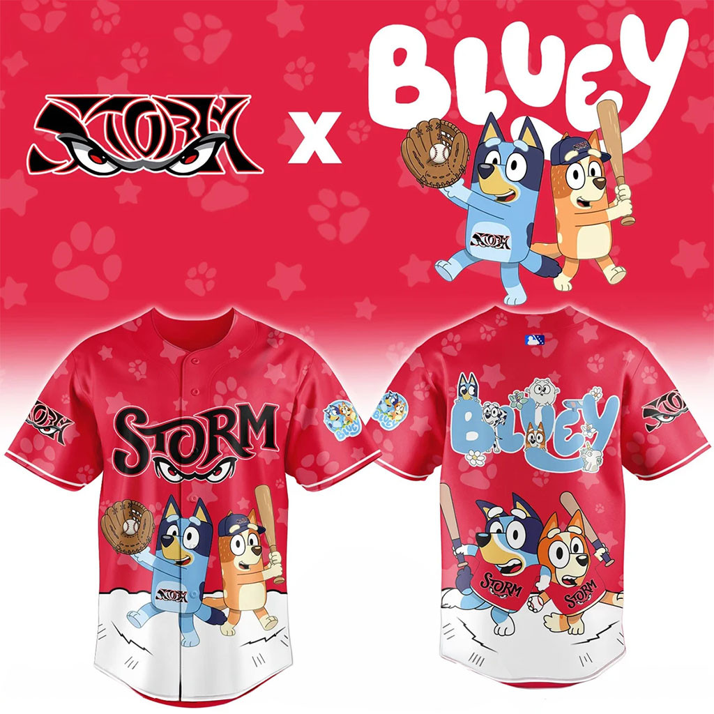 Lake Elsinore Storm x Bluey Night Baseball Jersey Lake Elsinore Storm Merch Baseball Fans Gifts 1 - Unicasport Lake Elsinore Storm x Bluey Night Baseball Jersey Lake Elsinore Storm Merch Baseball Fans Gifts