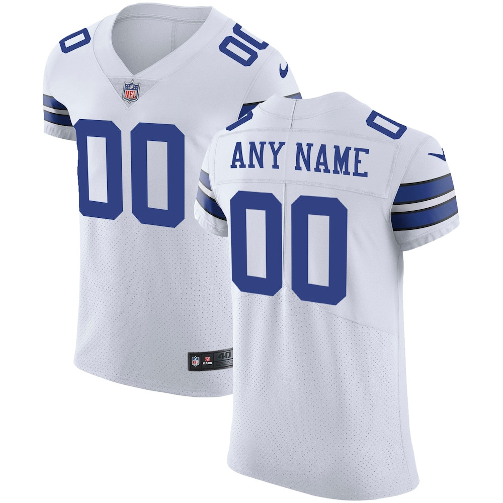 Dallas Cowboys Merch - Men's Vapor Untouchable Custom Elite Jersey, White - Football Christmas Gifts 1 - Unicasport Dallas Cowboys Merch - Men's Vapor Untouchable Custom Elite Jersey, White - Football Christmas Gifts