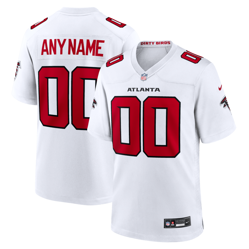 Atlanta Falcons Merch - Men's Custom Game Jersey, White - Best Football Related Gifts 1 - Unicasport Atlanta Falcons Merch - Men's Custom Game Jersey, White - Best Football Related Gifts