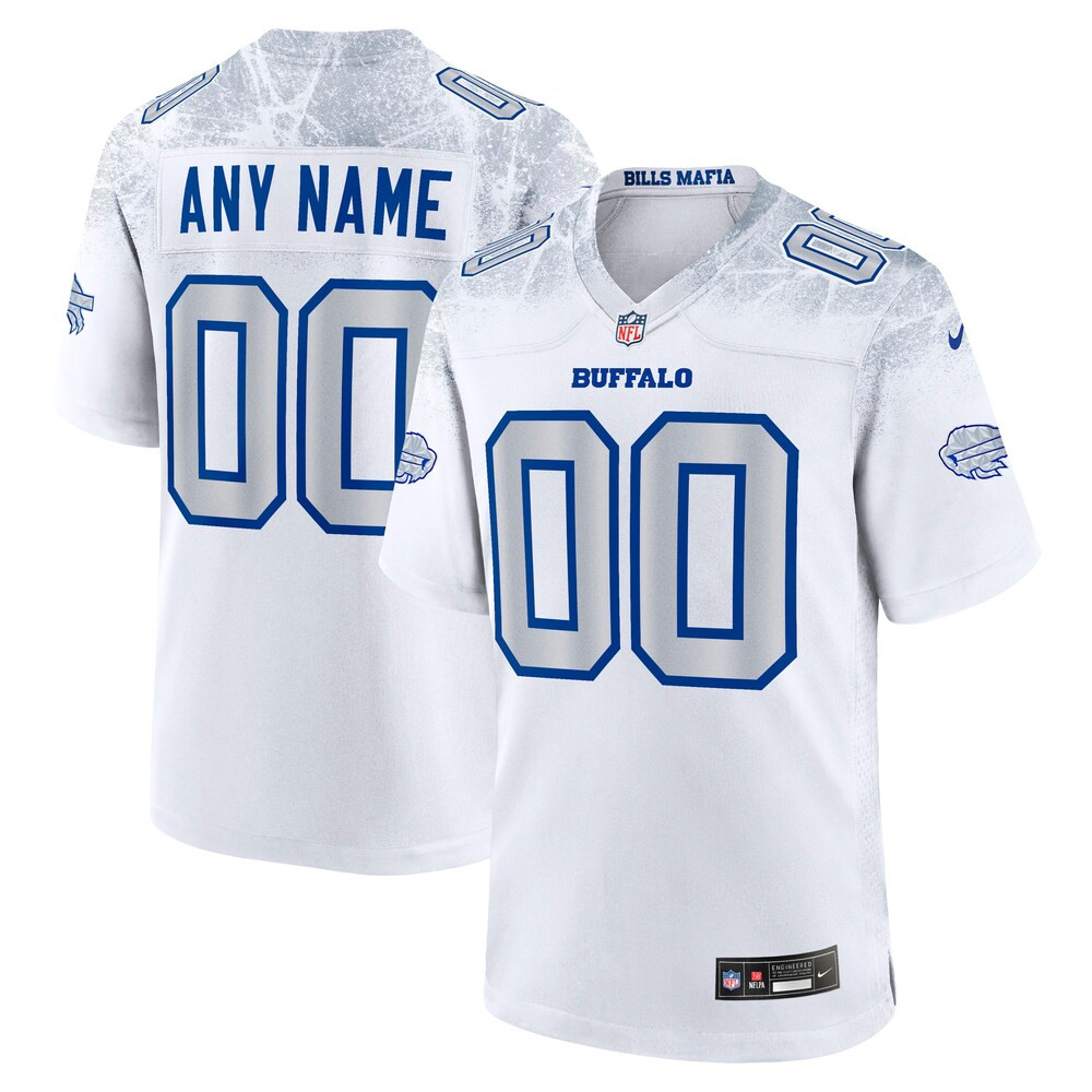 Buffalo Bills Merch - Men's 2025 Rivalries Collection Custom Game Jersey, White - Cool Gifts For Football Fans 1 - Unicasport Buffalo Bills Merch - Men's 2025 Rivalries Collection Custom Game Jersey, White - Cool Gifts For Football Fans