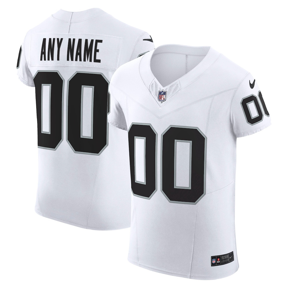 Las Vegas Raiders Merch - Men's Vapor F.U.S.E. Elite Custom Jersey, White - Presents For Football Lovers 1 - Unicasport Las Vegas Raiders Merch - Men's Vapor F.U.S.E. Elite Custom Jersey, White - Presents For Football Lovers