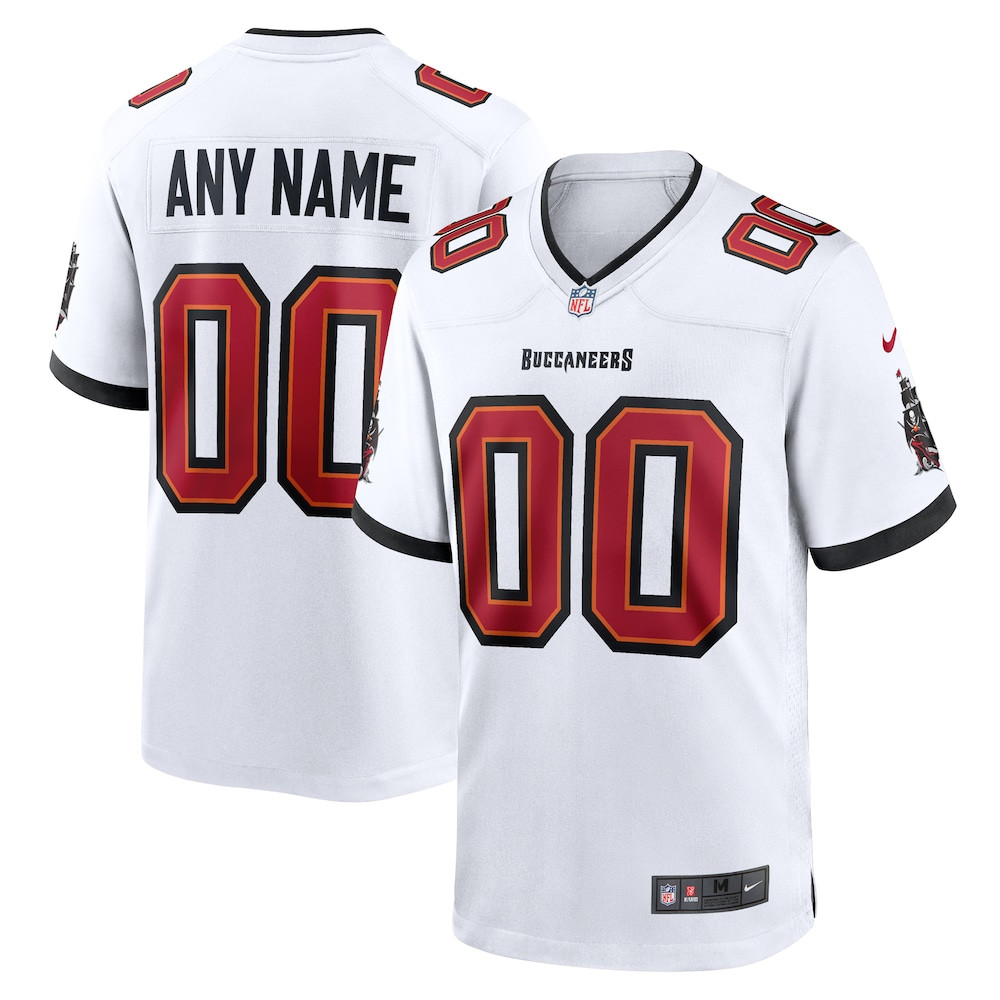 Tampa Bay Buccaneers Merch - Men's Custom Game Jersey, White - American Football Gift Ideas 1 - Unicasport Tampa Bay Buccaneers Merch - Men's Custom Game Jersey, White - American Football Gift Ideas