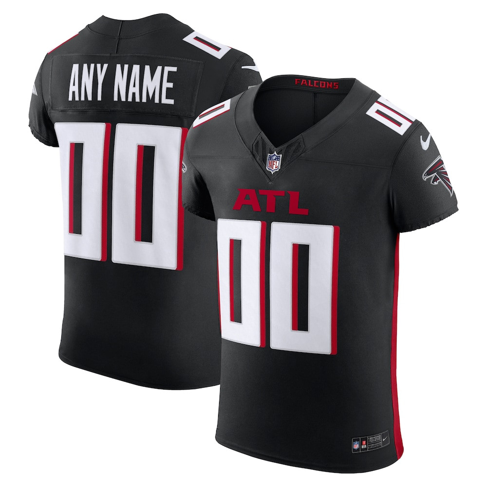Atlanta Falcons Merch - Men's Vapor F.U.S.E. Elite Custom Jersey, Black - Best Football Gift Ideas 1 - Unicasport Atlanta Falcons Merch - Men's Vapor F.U.S.E. Elite Custom Jersey, Black - Best Football Gift Ideas