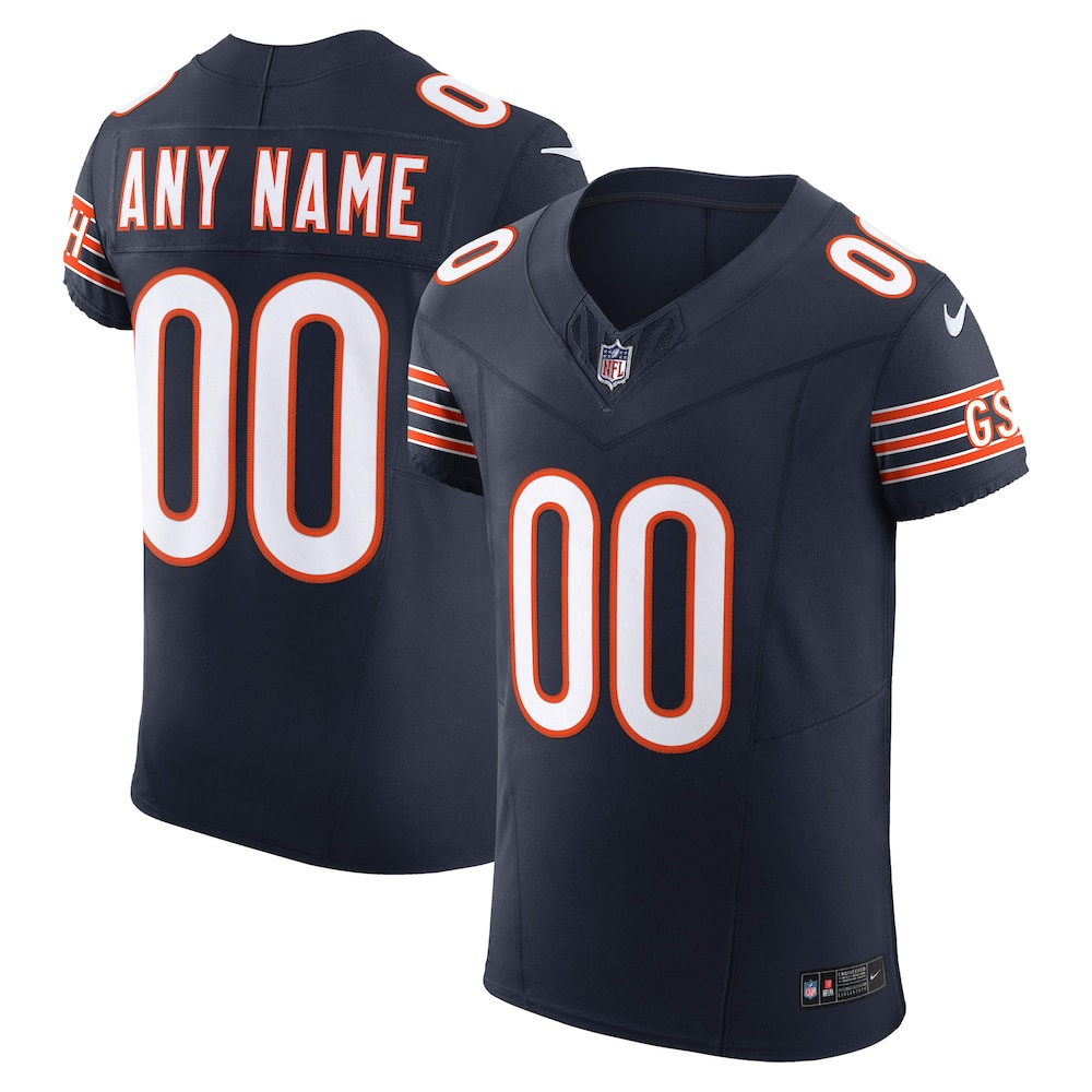 Chicago Bears Merch - Men's Vapor F.U.S.E. Elite Custom Jersey, Navy 1 - Unicasport Chicago Bears Merch - Men's Vapor F.U.S.E. Elite Custom Jersey, Navy