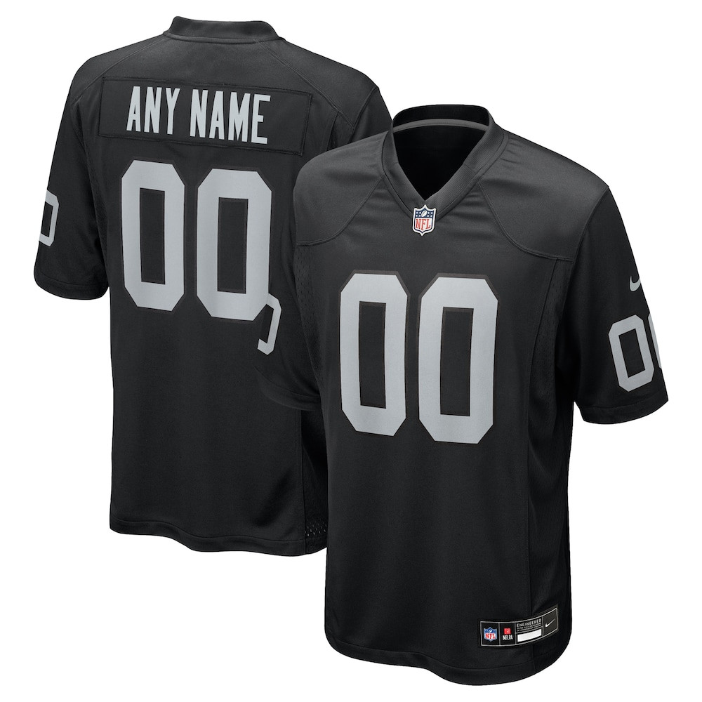 Las Vegas Raiders Merch - Men's Custom Game Jersey, Black - Best Football Related Gifts 1 - Unicasport Las Vegas Raiders Merch - Men's Custom Game Jersey, Black - Best Football Related Gifts