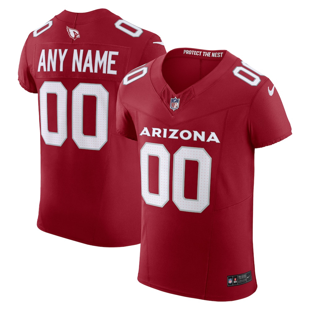 Arizona Cardinals Merch - Men's Cardinal Vapor F.U.S.E. Elite Custom Jersey