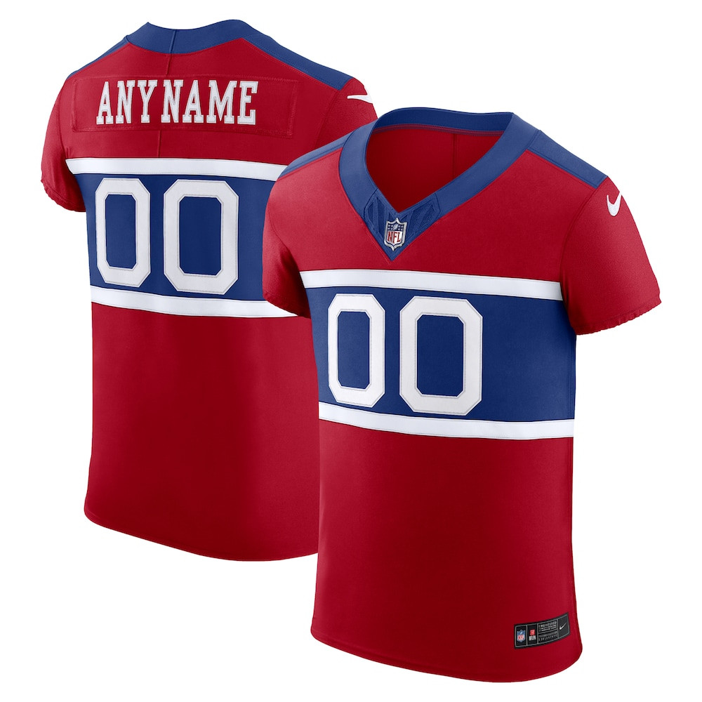 New York Giants Merch - Men's Alternate Vapor F.U.S.E. Elite Custom Jersey, Red 1 - Unicasport New York Giants Merch - Men's Alternate Vapor F.U.S.E. Elite Custom Jersey, Red