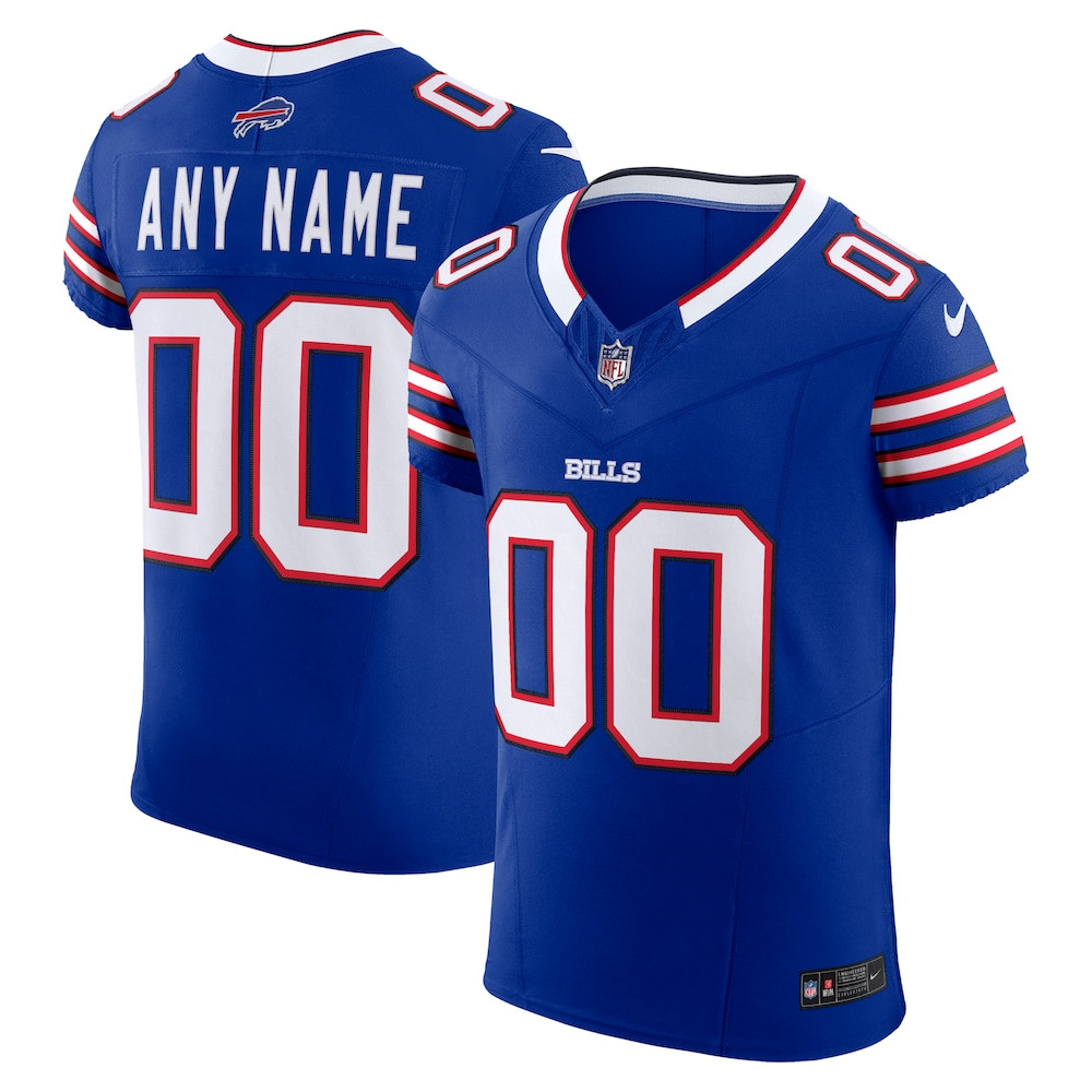 Buffalo Bills Merch - Men's Royal Vapor F.U.S.E. Elite Custom Jersey - Best Football Gifts For Christmas