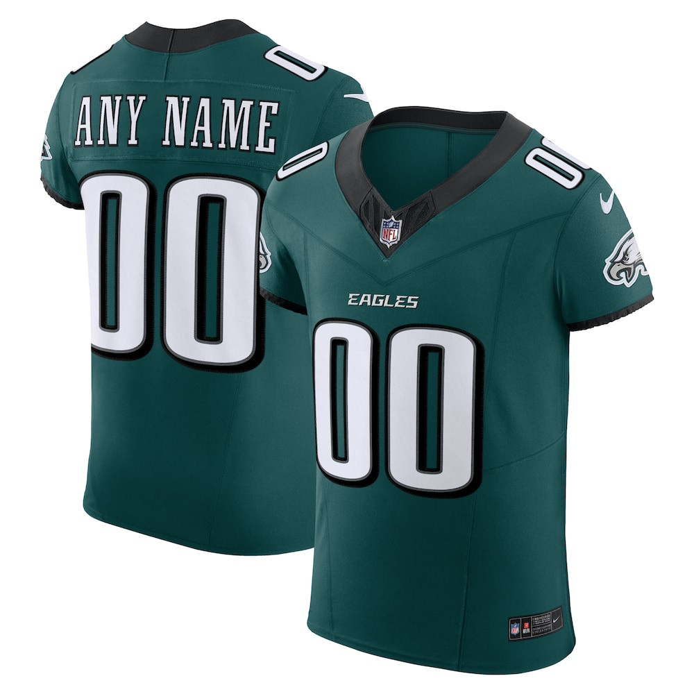 Philadelphia Eagles Merch - Men's Midnight Team Vapor F.U.S.E. Elite Custom Jersey, Green 1 - Unicasport Philadelphia Eagles Merch - Men's Midnight Team Vapor F.U.S.E. Elite Custom Jersey, Green
