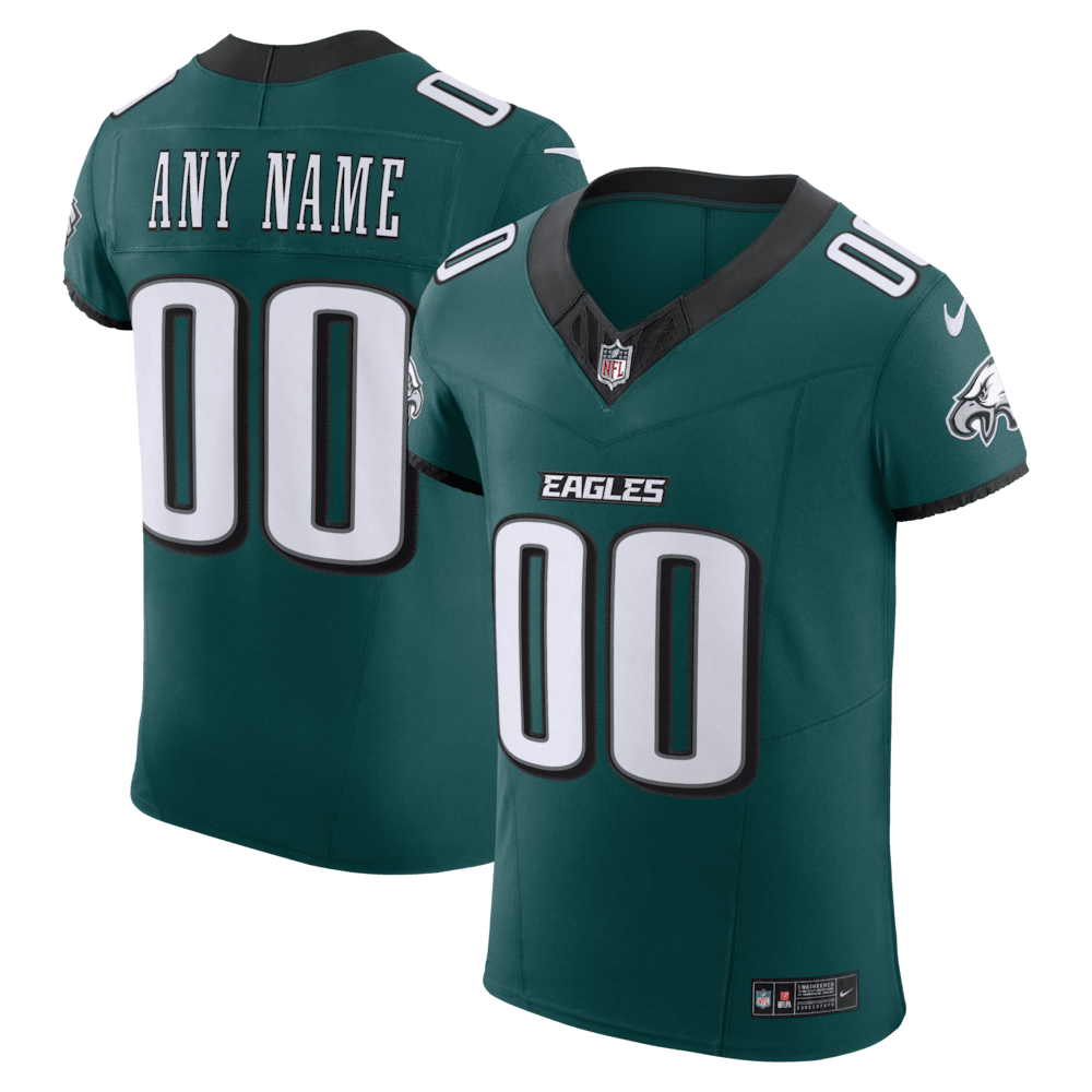 Philadelphia Eagles Merch - Men's Midnight Vapor F.U.S.E. Elite Custom Jersey, Green 1 - Unicasport Philadelphia Eagles Merch - Men's Midnight Vapor F.U.S.E. Elite Custom Jersey, Green