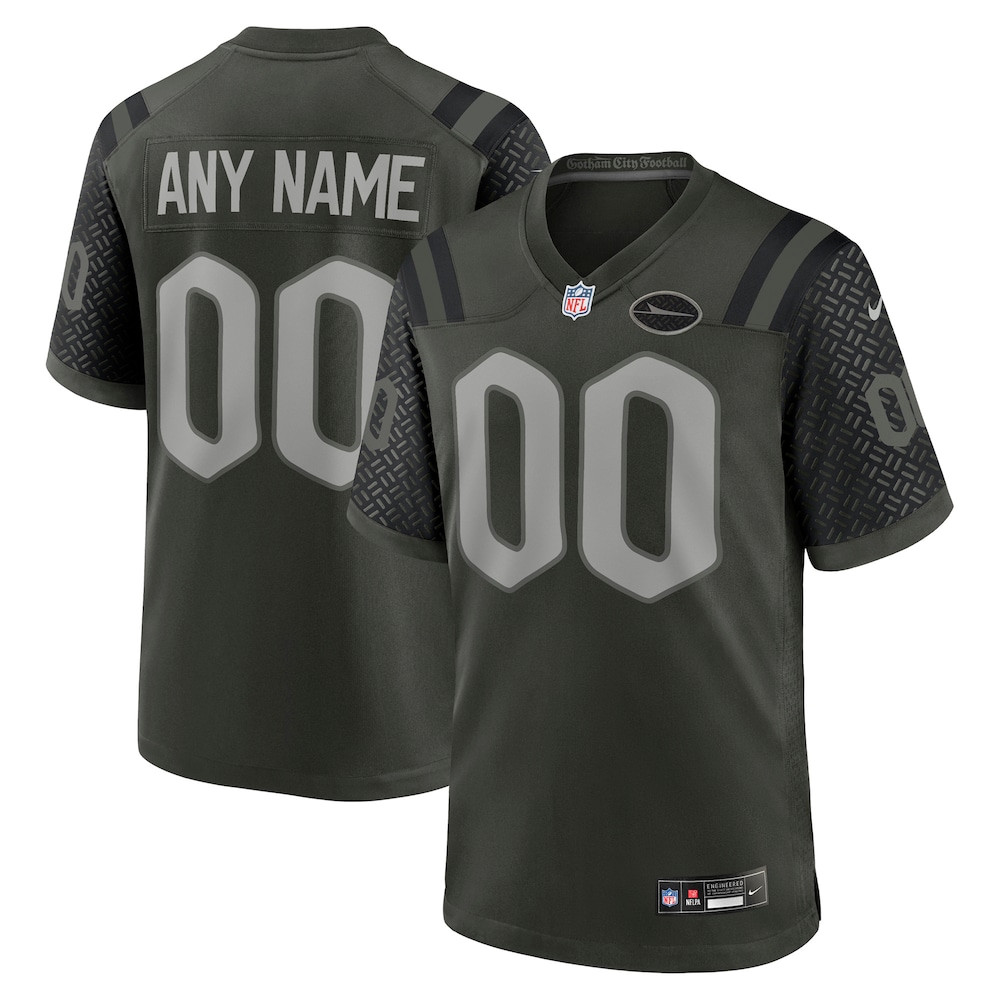 New York Jets Merch - Men's 2025 Rivalries Collection Custom Game Jersey, Green - Gift Ideas For Football Lovers 1 - Unicasport New York Jets Merch - Men's 2025 Rivalries Collection Custom Game Jersey, Green - Gift Ideas For Football Lovers